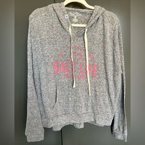 Salt Life Gray Hooded Top